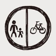 only wolk and bike doodle N6