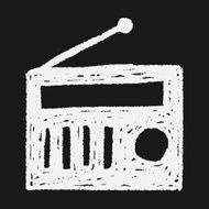 radio doodle drawing N25