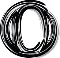 Freehand Typography Letter o N2