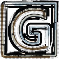 Grunge Font LETTER g N2