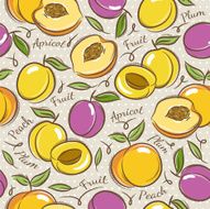 Background with apricot plum and peach N2