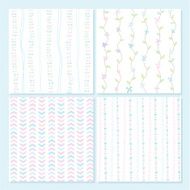 Vector of pastel pattern N2