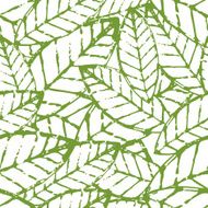 Watercolor hand drawn vector leaf seamless pattern Abstract grunge background