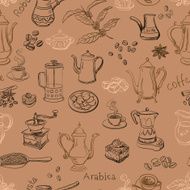 Coffee Seamless Pattern N66