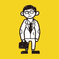 businessman doodle N15