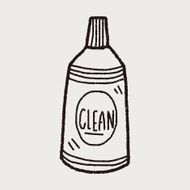 cleaner bottle doodle N53