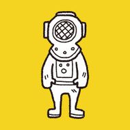 diver doodle N14