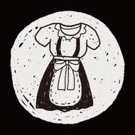 maid clothes doodle N13