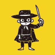 mask man doodle N5