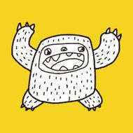 monster doodle N119