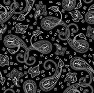 Oriental seamless paisley pattern