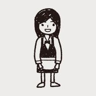 waitress doodle N14
