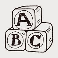 block toy doodle N39
