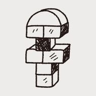 block toy doodle N41