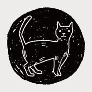 cat doodle N18