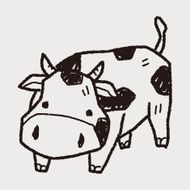cow doodle N22