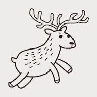 deer doodle N13