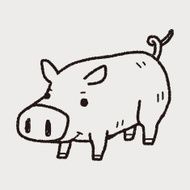 pig doodle N15