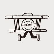 Doodle Toy Plane N13