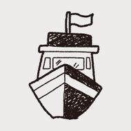 Boat doodle N96