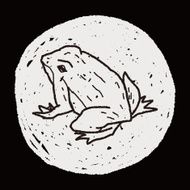 frog doodle N12
