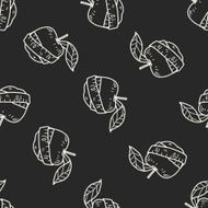 health eat doodle seamless pattern background N2