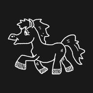 horse doodle N20