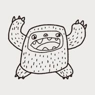 monster doodle N120