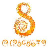 Number from 0 to 9 N2