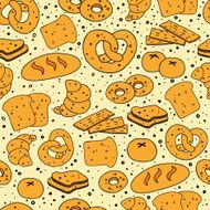 Pattern with bread N3