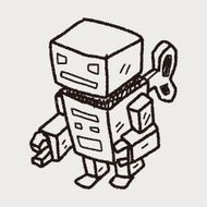 robot doodle N743