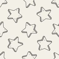 star doodle seamless pattern background N6