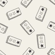 star doodle seamless pattern background N7