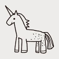 Unicorn doodle N4