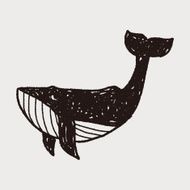 Whale doodle N18