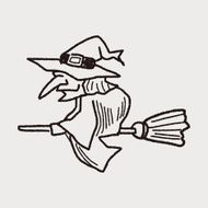 witch doodle N13