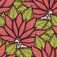 Vector seamless floral pattern N181