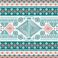 Tribal Mexican vintage ethnic seamless pattern N51