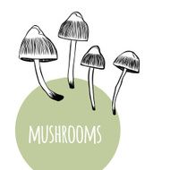 Set with mushrooms N2