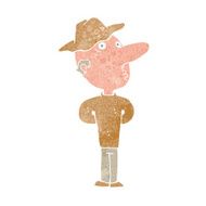 cartoon man in hat N32