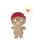 cartoon bear in hat N98
