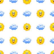 Cartoon weather icons N2