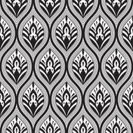 Vector Seamless Doodle Floral Pattern