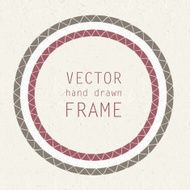 Hand drawn frame N28
