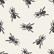 ant doodle seamless pattern background N2