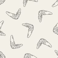 boomerang doodle seamless pattern background N5