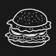 Doodle Hamburger N20