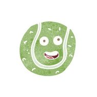 Cartoon Tennis Ball N41