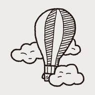 doodle hot air balloon N31