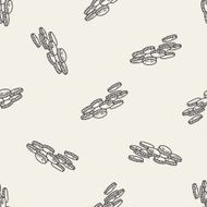 gold coin doodle seamless pattern background N2